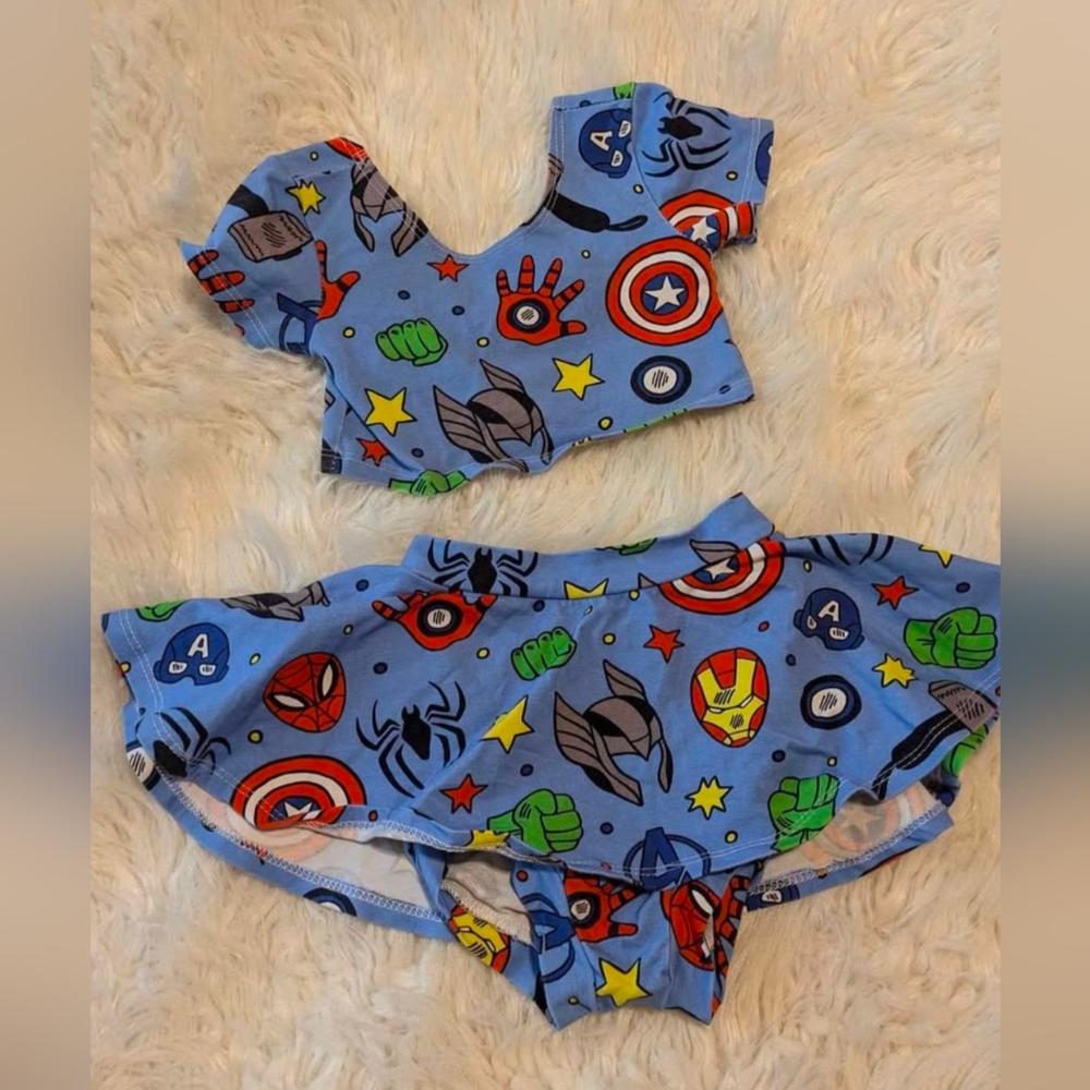 Wild Rich Kids 2 piece marvel outfit 2/3t